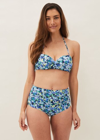 Phase Eight Ayara Ditsy Floral Swimwear Blue/Multicolor Canada | FAIJBD-923